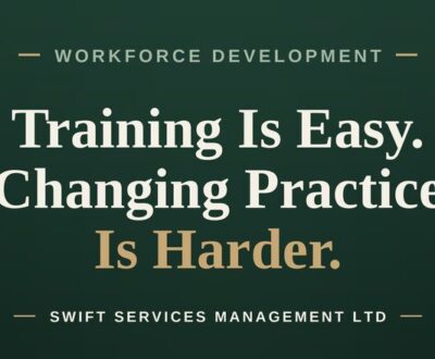 Training Is Easy. Changing Practice Is Harder.
